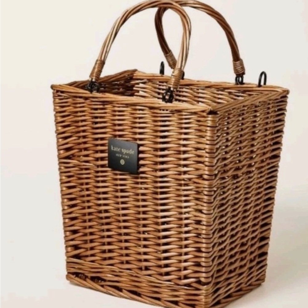 kate spade new york x Target Adult Woven Bicycle Basket Natural